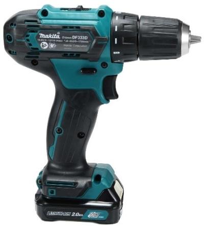 Дрель-шуруповерт MAKITA DF333DWAE аккум. патрон:быстрозажимной (кейс в комплекте)