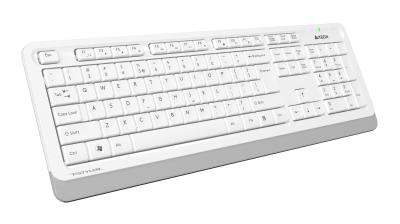 Клавиатура + мышь A4TECH Fstyler FG1010S белый/серый белый/серый USB беспроводная Multimedia (FG1010S WHITE)