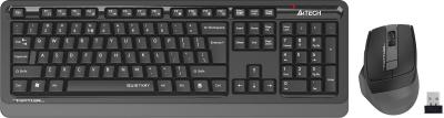 Клавиатура + мышь A4TECH Fstyler FGS1035Q черный/серый черный/серый USB беспроводная Multimedia (FGS1035Q GREY)