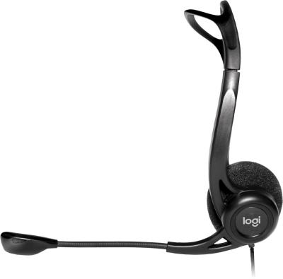 Наушники с микрофоном LOGITECH 960 черный 2.4м накладные