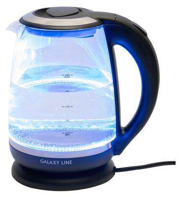 Чайник электрический GALAXY LINE GL 0559 черный стекло