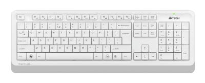 Клавиатура + мышь A4TECH Fstyler FG1010S белый/серый белый/серый USB беспроводная Multimedia (FG1010S WHITE)