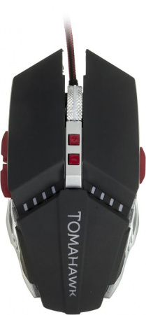 Мышь OKLICK 999G TOMAHAWK черный оптическая (3200dpi) USB (8but)