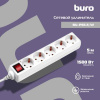 Сетевой удлинитель BURO BU-PS5.5/W 5м (5 розеток) белый