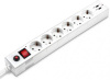 Сетевой фильтр BURO BU-SP5_USB_2A-W 5м (6 розеток) белый (коробка)