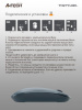 Мышь A4Tech Fstyler FG20 пепельный/синий оптическая (2000dpi) беспроводная USB для ноутбука (4but)