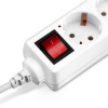 Сетевой удлинитель BURO BU-PS5.5/W 5м (5 розеток) белый