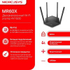 Роутер беспроводной Mercusys MR60X AX1500 10/100/1000BASE-TX черный
