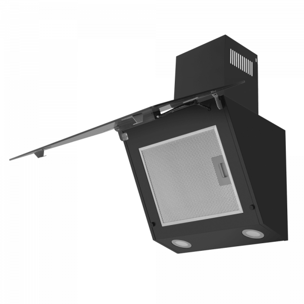 Вытяжка каминная наклонная MAUNFELD EAGLE 850 60 Glass Black