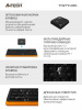Клавиатура + мышь A4 Fstyler FG1010 клав:черный/оранжевый мышь:черный/оранжевый USB беспроводная Multimedia