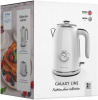 Чайник электрический GALAXY LINE GL 0352 сливочный нерж.сталь