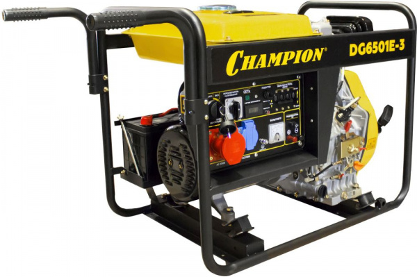 Генератор CHAMPION DG6501E-3 5.4кВт