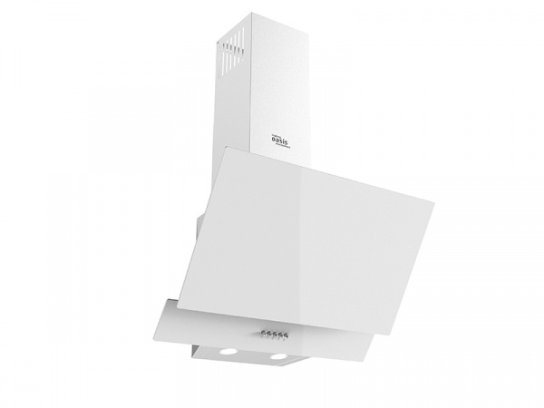 Вытяжка каминная наклонная making OASIS everywhere NC-60W белый (700 м³/ч)