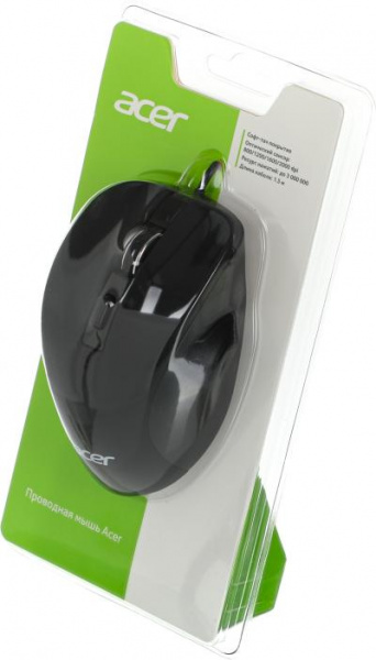 Мышь ACER OMW120 черный оптическая (2000dpi) USB (6but) (ZL.MCEEE.00H)